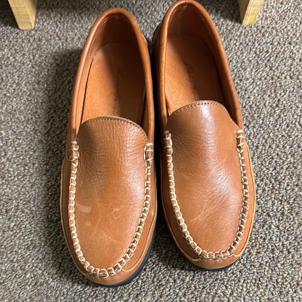 Eddie Bauer Brown Leather Loafers